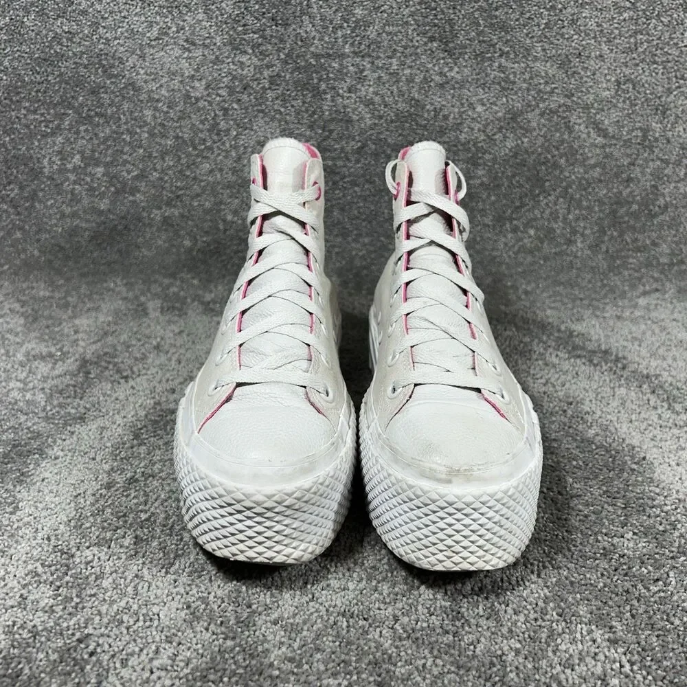 Converse Chuck Taylor All Star Lift 2X Hi Women’s 8.5 Pale Putty Platform Shoes